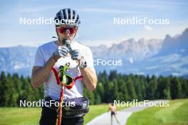 08.08.2024, Lavaze, Italy (ITA): Lucas Boegl (GER) - Cross-Country summer training, Lavaze (ITA). www.nordicfocus.com. © Vanzetta/NordicFocus. Every downloaded picture is fee-liable.