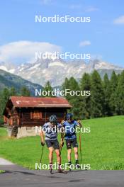 14.08.2024, Ulrichen, Switzerland (SUI): Lucas Boegl (GER) - Cross-Country summer training, Ulrichen (SUI). www.nordicfocus.com. © Manzoni/NordicFocus. Every downloaded picture is fee-liable.