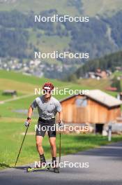 07.08.2024, Lenzerheide, Switzerland (SUI): Cla-Ursin Nufer (SUI) - Cross-Country summer training, Lenzerheide (SUI). www.nordicfocus.com. © Manzoni/NordicFocus. Every downloaded picture is fee-liable.