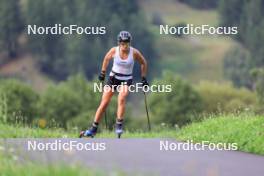 15.08.2024, Ulrichen, Switzerland (SUI): Laura Gimmler (GER) - Cross-Country summer training, Ulrichen (SUI). www.nordicfocus.com. © Manzoni/NordicFocus. Every downloaded picture is fee-liable.