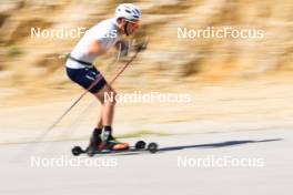 23.07.2024, Premanon, France (FRA): Mathis Desloges (FRA) - Cross-Country summer training, Premanon (FRA). www.nordicfocus.com. © Manzoni/NordicFocus. Every downloaded picture is fee-liable.