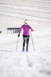 19.06.2024, Tignes, France (FRA): Delphine Claudel (FRA) - Cross-Country summer training, Tignes (FRA). www.nordicfocus.com. © Authamayou/NordicFocus. Every downloaded picture is fee-liable.