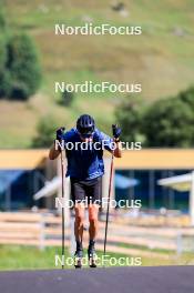 15.08.2024, Ulrichen, Switzerland (SUI): Florian Notz (GER) - Cross-Country summer training, Ulrichen (SUI). www.nordicfocus.com. © Manzoni/NordicFocus. Every downloaded picture is fee-liable.