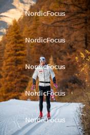 05.11.2024, Bessans, France (FRA): Hugo Lapalus (FRA) - Cross-Country summer training, Bessans (FRA). www.nordicfocus.com. © Authamayou/NordicFocus. Every downloaded picture is fee-liable.