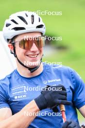 21.06.2024, Les Diablerets, Switzerland (SUI): Janik Riebli (SUI) - Cross-Country summer training, Les Diablerets (SUI). www.nordicfocus.com. © Manzoni/NordicFocus. Every downloaded picture is fee-liable.