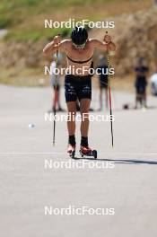 23.07.2024, Premanon, France (FRA): Hugo Lapalus (FRA) - Cross-Country summer training, Premanon (FRA). www.nordicfocus.com. © Manzoni/NordicFocus. Every downloaded picture is fee-liable.