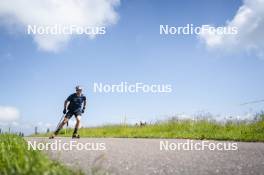 09.07.2024, Lavaze, Italy (ITA): Cyril Faehndrich (SUI) - Cross-Country summer training, Lavaze (ITA). www.nordicfocus.com. © Vanzetta/NordicFocus. Every downloaded picture is fee-liable.