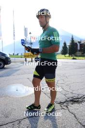 14.08.2024, Ulrichen, Switzerland (SUI): Peter Schlickenrieder (GER) - Cross-Country summer training, Ulrichen (SUI). www.nordicfocus.com. © Manzoni/NordicFocus. Every downloaded picture is fee-liable.