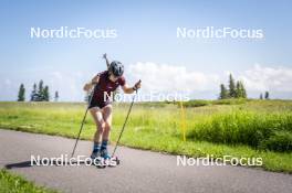 09.07.2024, Lavaze, Italy (ITA): Nicole Monsorno (ITA) - Cross-Country summer training, Lavaze (ITA). www.nordicfocus.com. © Vanzetta/NordicFocus. Every downloaded picture is fee-liable.