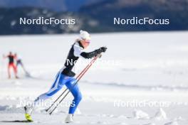 14.10.2024, Ramsau am Dachstein, Austria (AUT): Anne Kylloenen (FIN) - Cross-Country summer training, Dachsteinglacier, Ramsau am Dachstein (AUT). www.nordicfocus.com. © Manzoni/NordicFocus. Every downloaded picture is fee-liable.