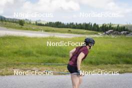 09.07.2024, Lavaze, Italy (ITA): Nicole Monsorno (ITA) - Cross-Country summer training, Lavaze (ITA). www.nordicfocus.com. © Vanzetta/NordicFocus. Every downloaded picture is fee-liable.