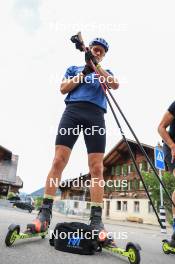 20.06.2024, Les Diablerets, Switzerland (SUI): Ilan Pittier (SUI) - Cross-Country summer training, Les Diablerets (SUI). www.nordicfocus.com. © Manzoni/NordicFocus. Every downloaded picture is fee-liable.