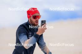 22.06.2024, Les Diablerets, Switzerland (SUI): Erik Braten Guidon (NOR), coach Team Switzerland - Cross-Country summer training on the Glacier 3000, Les Diablerets (SUI). www.nordicfocus.com. © Manzoni/NordicFocus. Every downloaded picture is fee-liable.