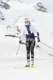 18.06.2024, Tignes, France (FRA): Léna Quintin (FRA) - Cross-Country summer training, Tignes (FRA). www.nordicfocus.com. © Authamayou/NordicFocus. Every downloaded picture is fee-liable.