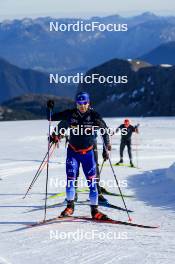 14.10.2024, Ramsau am Dachstein, Austria (AUT): Federico Pellegrino (ITA) - Cross-Country summer training, Dachsteinglacier, Ramsau am Dachstein (AUT). www.nordicfocus.com. © Manzoni/NordicFocus. Every downloaded picture is fee-liable.