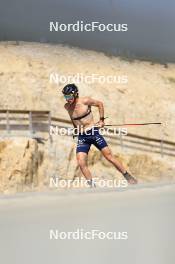 23.07.2024, Premanon, France (FRA): Hugo Lapalus (FRA) - Cross-Country summer training, Premanon (FRA). www.nordicfocus.com. © Manzoni/NordicFocus. Every downloaded picture is fee-liable.