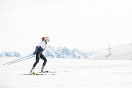 18.06.2024, Tignes, France (FRA): Léna Quintin (FRA) - Cross-Country summer training, Tignes (FRA). www.nordicfocus.com. © Authamayou/NordicFocus. Every downloaded picture is fee-liable.