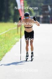 18.07.2024, Lenzerheide, Switzerland (SUI): Candide Pralong (SUI) - Cross-Country summer training, Lenzerheide (SUI). www.nordicfocus.com. © Manzoni/NordicFocus. Every downloaded picture is fee-liable.