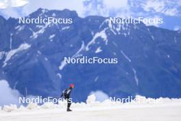 22.06.2024, Les Diablerets, Switzerland (SUI): Nicola Wigger (SUI) - Cross-Country summer training on the Glacier 3000, Les Diablerets (SUI). www.nordicfocus.com. © Manzoni/NordicFocus. Every downloaded picture is fee-liable.