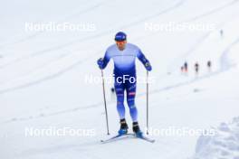 14.10.2024, Ramsau am Dachstein, Austria (AUT): Francesco De Fabiani (ITA) - Cross-Country summer training, Dachsteinglacier, Ramsau am Dachstein (AUT). www.nordicfocus.com. © Manzoni/NordicFocus. Every downloaded picture is fee-liable.