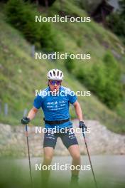 19.06.2024, Tignes, France (FRA): Remi Bourdin (FRA) - Cross-Country summer training, Tignes (FRA). www.nordicfocus.com. © Authamayou/NordicFocus. Every downloaded picture is fee-liable.