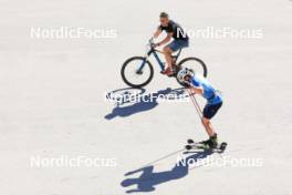 23.07.2024, Premanon, France (FRA): Lucas Chanavat (FRA) - Cross-Country summer training, Premanon (FRA). www.nordicfocus.com. © Manzoni/NordicFocus. Every downloaded picture is fee-liable.