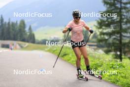 15.08.2024, Ulrichen, Switzerland (SUI): Katherine Sauerbrey (GER) - Cross-Country summer training, Ulrichen (SUI). www.nordicfocus.com. © Manzoni/NordicFocus. Every downloaded picture is fee-liable.