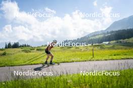 09.07.2024, Lavaze, Italy (ITA): Nadine Faehndrich (SUI) - Cross-Country summer training, Lavaze (ITA). www.nordicfocus.com. © Vanzetta/NordicFocus. Every downloaded picture is fee-liable.