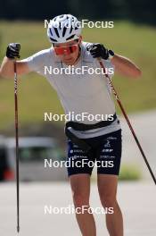 23.07.2024, Premanon, France (FRA): Mathis Desloges (FRA) - Cross-Country summer training, Premanon (FRA). www.nordicfocus.com. © Manzoni/NordicFocus. Every downloaded picture is fee-liable.