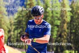 04.06.2024, Lenzerheide, Switzerland (SUI): Jason Rueesch (SUI) - Cross-Country training, Lenzerheide (SUI). www.nordicfocus.com. © Manzoni/NordicFocus. Every downloaded picture is fee-liable.