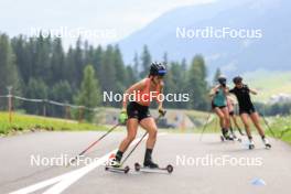 15.08.2024, Ulrichen, Switzerland (SUI): Katharina Hennig (GER) - Cross-Country summer training, Ulrichen (SUI). www.nordicfocus.com. © Manzoni/NordicFocus. Every downloaded picture is fee-liable.