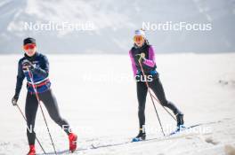 19.06.2024, Tignes, France (FRA): Delphine Claudel (FRA) - Cross-Country summer training, Tignes (FRA). www.nordicfocus.com. © Authamayou/NordicFocus. Every downloaded picture is fee-liable.