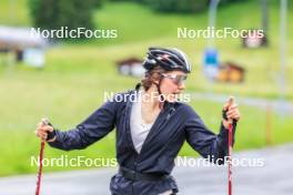 21.06.2024, Les Diablerets, Switzerland (SUI): Marina Kaelin (SUI) - Cross-Country summer training, Les Diablerets (SUI). www.nordicfocus.com. © Manzoni/NordicFocus. Every downloaded picture is fee-liable.