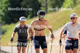 23.07.2024, Premanon, France (FRA): Hugo Lapalus (FRA) - Cross-Country summer training, Premanon (FRA). www.nordicfocus.com. © Manzoni/NordicFocus. Every downloaded picture is fee-liable.