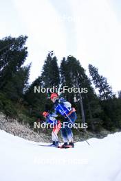 07.11.2024, Davos, Switzerland (SUI): Toni Livers (SUI), Silvan Hauser (SUI), (l-r) - Cross-Country training, snowfarming track, Davos (SUI). www.nordicfocus.com. © Manzoni/NordicFocus. Every downloaded picture is fee-liable.