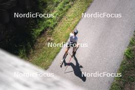 08.08.2024, Lavaze, Italy (ITA): Lucas Boegl (GER) - Cross-Country summer training, Lavaze (ITA). www.nordicfocus.com. © Vanzetta/NordicFocus. Every downloaded picture is fee-liable.