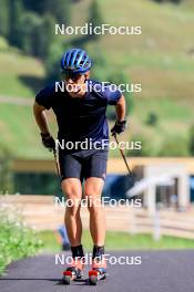 15.08.2024, Ulrichen, Switzerland (SUI): Anian Sossau (GER) - Cross-Country summer training, Ulrichen (SUI). www.nordicfocus.com. © Manzoni/NordicFocus. Every downloaded picture is fee-liable.