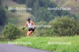 15.08.2024, Ulrichen, Switzerland (SUI): Laura Gimmler (GER) - Cross-Country summer training, Ulrichen (SUI). www.nordicfocus.com. © Manzoni/NordicFocus. Every downloaded picture is fee-liable.