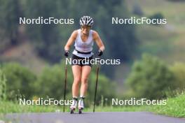 15.08.2024, Ulrichen, Switzerland (SUI): Lena Keck (GER) - Cross-Country summer training, Ulrichen (SUI). www.nordicfocus.com. © Manzoni/NordicFocus. Every downloaded picture is fee-liable.