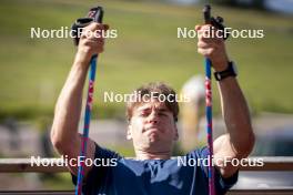 09.07.2024, Lavaze, Italy (ITA): Cyril Faehndrich (SUI) - Cross-Country summer training, Lavaze (ITA). www.nordicfocus.com. © Vanzetta/NordicFocus. Every downloaded picture is fee-liable.