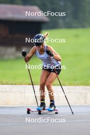 14.08.2024, Ulrichen, Switzerland (SUI): Laura Gimmler (GER) - Cross-Country summer training, Ulrichen (SUI). www.nordicfocus.com. © Manzoni/NordicFocus. Every downloaded picture is fee-liable.