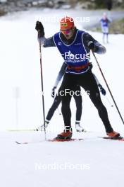 07.11.2024, Davos, Switzerland (SUI): Jonas Baumann (SUI) - Cross-Country training, snowfarming track, Davos (SUI). www.nordicfocus.com. © Manzoni/NordicFocus. Every downloaded picture is fee-liable.