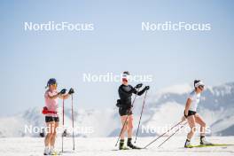 19.06.2024, Tignes, France (FRA): Flora Dolci (FRA) - Cross-Country summer training, Tignes (FRA). www.nordicfocus.com. © Authamayou/NordicFocus. Every downloaded picture is fee-liable.