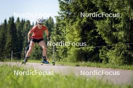 09.07.2024, Lavaze, Italy (ITA): Nadine Faehndrich (SUI) - Cross-Country summer training, Lavaze (ITA). www.nordicfocus.com. © Vanzetta/NordicFocus. Every downloaded picture is fee-liable.