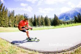 04.06.2024, Lenzerheide, Switzerland (SUI): Fabrizio Albasini (SUI) - Cross-Country training, Lenzerheide (SUI). www.nordicfocus.com. © Manzoni/NordicFocus. Every downloaded picture is fee-liable.