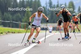 15.08.2024, Ulrichen, Switzerland (SUI): Lena Keck (GER) - Cross-Country summer training, Ulrichen (SUI). www.nordicfocus.com. © Manzoni/NordicFocus. Every downloaded picture is fee-liable.