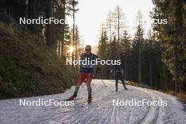 06.11.2024, Davos, Switzerland (SUI): Luc Cottier (SUI) - Cross-Country training, snowfarming track, Davos (SUI). www.nordicfocus.com. © Manzoni/NordicFocus. Every downloaded picture is fee-liable.