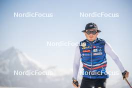 19.06.2024, Tignes, France (FRA): Jules Lapierre (FRA) - Cross-Country summer training, Tignes (FRA). www.nordicfocus.com. © Authamayou/NordicFocus. Every downloaded picture is fee-liable.