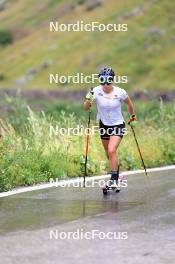 14.08.2024, Ulrichen, Switzerland (SUI): Katharina Hennig (GER) - Cross-Country summer training, Ulrichen (SUI). www.nordicfocus.com. © Manzoni/NordicFocus. Every downloaded picture is fee-liable.