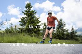 09.07.2024, Lavaze, Italy (ITA): Nadine Faehndrich (SUI) - Cross-Country summer training, Lavaze (ITA). www.nordicfocus.com. © Vanzetta/NordicFocus. Every downloaded picture is fee-liable.